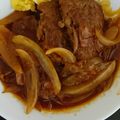 虹色パティシエ's cooksnap of when they made 高級感プラス♡ワインの煮込みハンバーグ♡.
