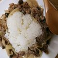 marikoen's cooksnap of when they made ＃＃簡単、本格的！ビーフストロガノフ＃＃.