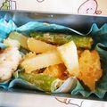 ビビ2525's cooksnap of when they made アスパラと新じゃが☆おかかマヨ醤油炒め.