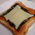 龍青空ママ's cooksnap of when they made コチュマヨ☆海苔チーズトースト.