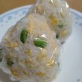 𐊤ꪶꫀꪜᥱꫜ's cooksnap of when they made 炒り卵枝豆おにぎり.