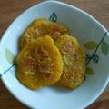 はらピーナッツ's cooksnap of when they made 離乳食後期の手づかみカボチャ♪.
