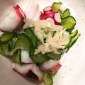 emi_87＊'s cooksnap of when they made 家族が大好きなタコときゅうりの酢の物.