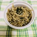 kuma♥'s cooksnap of when they made 簡単常備菜!オクラでつるっとえのきなめ茸.