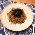 tnkmo's cooksnap of when they made シメジとエノキとほうれん草の和風スパ.
