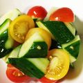 ピクミンちゃん's cooksnap of when they made 甘じょっぱ♡きゅうりとプチトマトのマリネ.