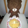 ミーちゃん姉妹のれ's cooksnap of when they made みきママ考案☆もっちりモチ餅パンケーキ.