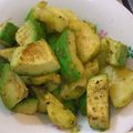 ゆりYO船長's cooksnap of when they made アボカドとポテトのカレー炒め.