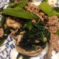 tmkkt's cooksnap of when they made ツルムラサキとひき肉のベトナム風炒め.