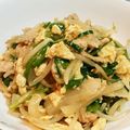 MYuiママ＊'s cooksnap of when they made 簡単スピーディー☆豚玉ニラもやし炒め.