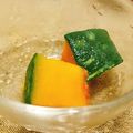 qumiy's cooksnap of when they made レンジで8分☆かぼちゃの煮物☆.