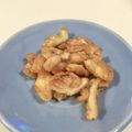 asas496's cooksnap of when they made 焼き鳥やみたいな☆鶏皮のカリカリ焼き.