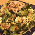 ぱぴぷゆい's cooksnap of when they made ふわふわ卵の♡ツナ入りゴーヤチャンプルー.