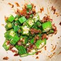 くみん1008's cooksnap of when they made 夏バテ予防☆超簡単♫オクラのおかか和え.