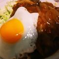 ☆megrim☆'s cooksnap of when they made ハッシュドビーフで♡煮込みハンバーグ♪.