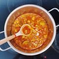 pekowinie's cooksnap of when they made 夏バテ予防に！トマトベースの夏野菜スープ.
