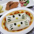 ゆけり３兄弟's cooksnap of when they made キティちゃんのクルクルサンド☆キャラ弁.