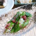 ＴＯＭＯＷＡＴ's cooksnap of when they made オクラの梅おかか和え♪.