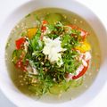 mammamiwa♪'s cooksnap of when they made ツナと夏野菜の塩レモン茶漬け.