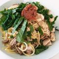 ひかるきのこ's cooksnap of when they made 夏バテ防止に！チキンと梅と大葉のパスタ♪.