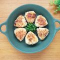 meple☆'s cooksnap of when they made 男の簡単紅ショウガ焼きおにぎり.