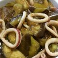 よっっっ〜's cooksnap of when they made 意外な組み合わせ！茄子とイカのうま煮.