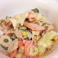 ★あみーご★'s cooksnap of when they made ボイルキャベツと竹輪のマヨミソサラダ！.