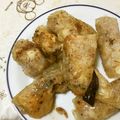 yumi4551's cooksnap of when they made ライスペーパー✿豚キムチーズ揚生春巻き.