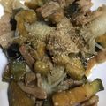 大阪のちゃーちゃん's cooksnap of when they made なす・こんにゃく・豚バラの甘辛炒め.