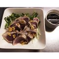 やみたま's cooksnap of when they made 生鰹のガーリックステーキ.