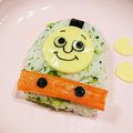 mutsu＊'s cooksnap of when they made キャラ弁☆パーシー（機関車トーマス）♪.