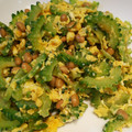 mutara's cooksnap of when they made ウマっ♪ゴーヤと玉子と納豆炒め♪.