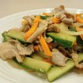 イエローバード's cooksnap of when they made 豚肉とズッキーニの和風丼♪.