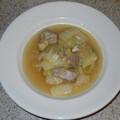 Pingalian's cooksnap of when they made クレイジーソルトの塩だれ鍋　麺も一緒に☆.