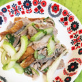くまんぼう's cooksnap of when they made セロリと豚肉の中華炒め.