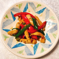 yesmama's cooksnap of when they made ❁鶏と新生姜のオリエンタル風青椒肉絲❁.