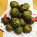 ぴーたこ's cooksnap of when they made カリ！モチ！豆腐白玉チョコドーナッツ♪.