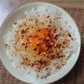 こた☆むぎ's cooksnap of when they made カルディファンに贈る麻辣ペッパーTKG.