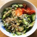 caruga's cooksnap of when they made 真夏においc～ゴーヤシラス冷ラーメン.