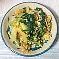 ya_yo_yi's cooksnap of when they made *ほうれん草と豚と卵で炒めもの*.