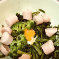 みぶ菜's cooksnap of when they made 超簡単【ほうれん草のオイマヨ巣ごもり卵】.