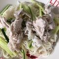 しげくん☆'s cooksnap of when they made ぶっかけ豚しゃぶそうめん.
