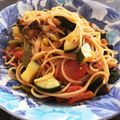 セルジ's cooksnap of when they made 【農家のレシピ】夏野菜のナポリタン.