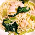 クックEJYDR7☆'s cooksnap of when they made ベーコンとほうれん草の和風バターパスタ♫.