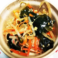 キャラメグ♪'s cooksnap of when they made もやしとわかめの中華風ナムル.