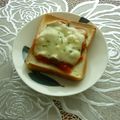クレイプメートル's cooksnap of when they made ラタトゥーユ・トースト.