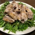 クックZA9HU0☆'s cooksnap of when they made 疲労回復★冷しゃぶと大葉の梅肉ソース.