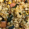 yurietti's cooksnap of when they made 手軽で簡単!シラスと大葉のチャーハン.
