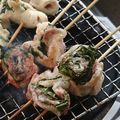 ようちんＭ☆'s cooksnap of when they made 豚肉と大葉のロール串焼き.