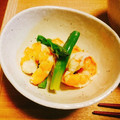 ＴＯＭＯ太郎's cooksnap of when they made 簡単おつまみ！エビとアスパラ炒め.